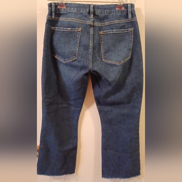 FRAME La Crop Mini Boot size 29 denim blue jeans - Picture 4 of 12